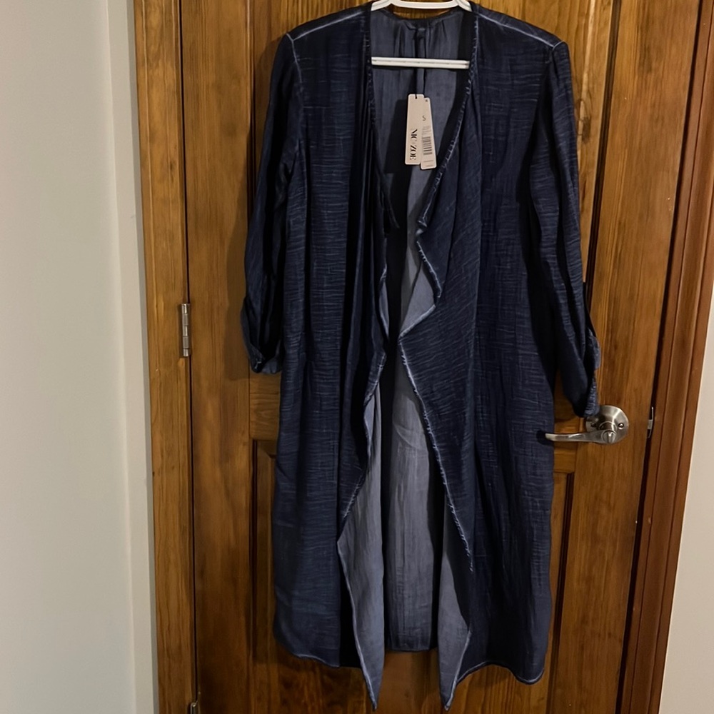 NIC + ZOE Duster in Parisian Blue